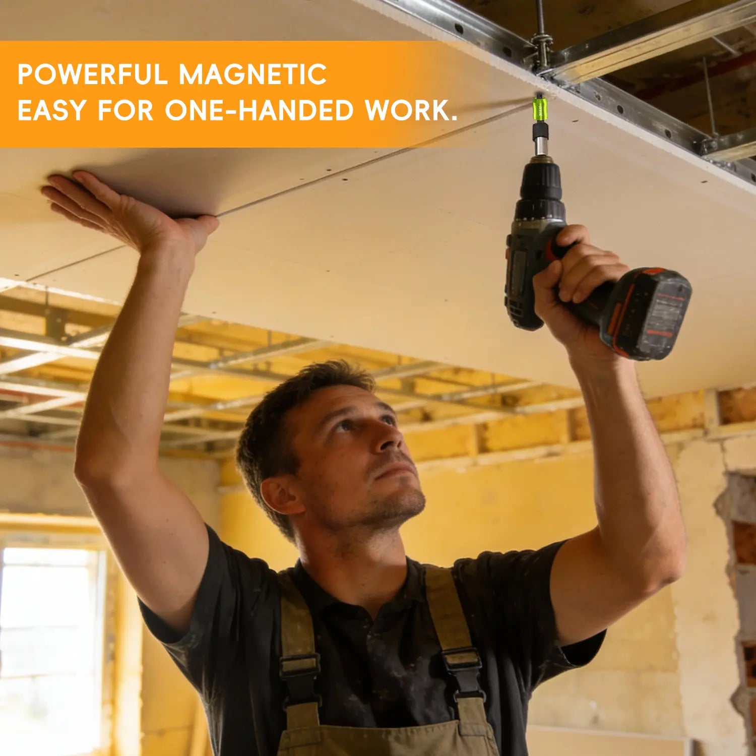 Magnetic Screw Ring – Universal 1/4" Hex Bit Holder (Removable)